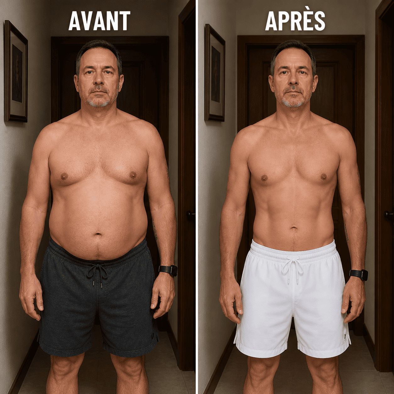 V-Shape I Ventre plat instantané